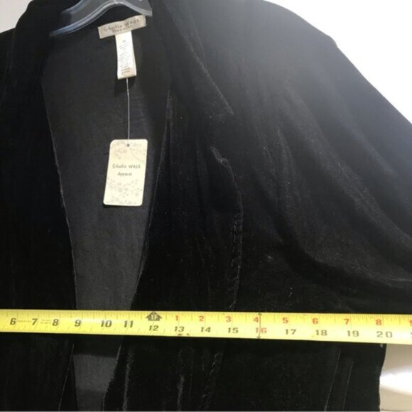 Studio WestApparel NEW Velvet Boho Embroidered Jacket Blazer Unlined Oversize 1X - Picture 15 of 16